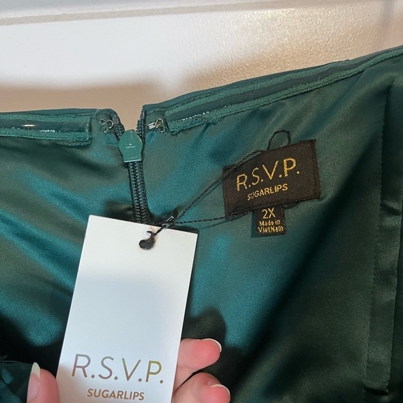 SUGARLIPS Beloved Ruched Sweetheart Convertible Dress NWT 2X - Picture 6 of 8